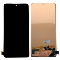 Ekranas Xiaomi Redmi Note 13 4G / Redmi Note 14 4G Global / Redmi Note 14 5G / Poco M7 Pro 5G su lietimui jautriu stikliuku juodas