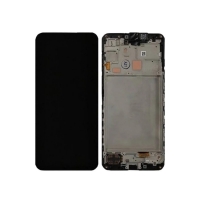 Ekranas Samsung A166 A16 5G su lietimui jautriu stikliuku ir rėmeliu originalus Black (service pack)