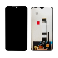 Ekranas Xiaomi Redmi 9T / Poco M3 / Redmi Note 9 4G su lietimui jautriu stikliuku Black