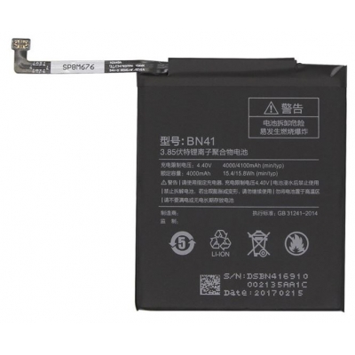 Akumuliatorius Xiaomi Redmi Note 4 4000mAh BN41 (for MTK Helio X20)