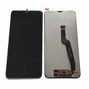 Ekranas Samsung A105 A10 Dual SIM su lietimui jautriu stikliuku juodas originalus (service pack)