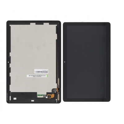 Ekranas Huawei MediaPad T3 10 (AGS-W09 / AGS-L09) su lietimui jautriu stikliuku ir rėmeliu Black originalus (service pack)