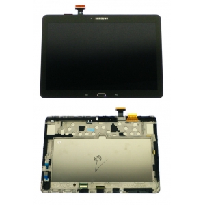 Ekranas Samsung P600 / P605 Note 10.1 2014 su lietimui jautriu stikliuku Black originalus (service pack)
