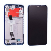 Ekranas Xiaomi Redmi Note 8T su lietimui jautriu stikliuku ir rėmeliu Blue originalus (service pack)