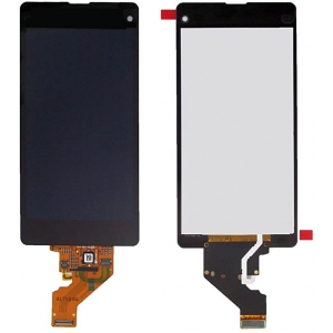 Ekranas Sony D5503 Z1 Compact su lietimui jautriu stikliuku juodas HQ