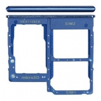 SIM kortelės laikiklis Samsung A315 A31 2020 Prism Crush Blue originalus (service pack)