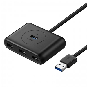 USB šakotuvas UGREEN 4xUSB 3.2 (0.5M) juodas