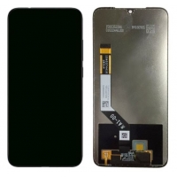 Ekranas Xiaomi Redmi Note 7 su lietimui jautriu stikliuku ir rėmeliu Black originalus (service pack)