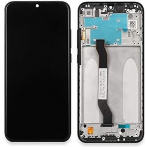 Ekranas Xiaomi Redmi Note 8T su lietimui jautriu stikliuku ir rėmeliu Grey originalus (service pack)