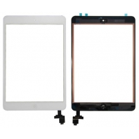 Lietimui jautrus stikliukas iPad mini / mini 2 su home mygtuku ir IC White