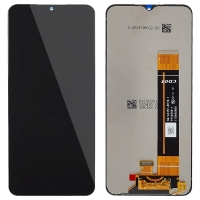 Ekranas Samsung A235 A23 4G 2022 su lietimui jautriu stikliuku Black originalus