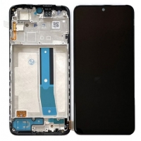 Ekranas Xiaomi Redmi Note 11 su lietimui jautriu stikliuku ir rėmeliu Graphite Grey originalus (service pack)