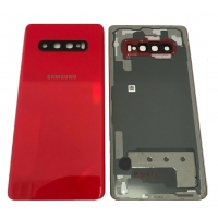 Galinis dangtelis Samsung G975 S10+ raudonas (Cardinal Red) originalus (used Grade A)