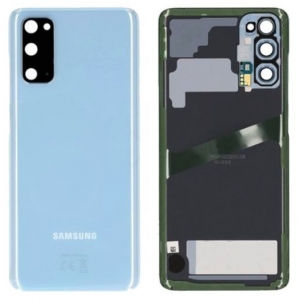 Galinis dangtelis Samsung G980 / G981 S20 Cloud Blue originalus (used Grade B)