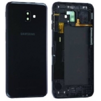Galinis dangtelis Samsung J610 J6+ 2018 juodas originalus (used Grade B)
