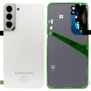 Galinis dangtelis Samsung S906 S22 Plus 5G White originalus (service pack)