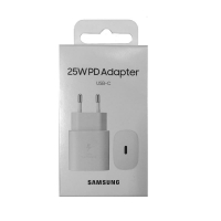 Įkroviklis originalus Samsung Super Fast Charging (Type-C) EP-TA800NWE (25W) baltas su įpakavimu