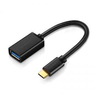 Adapteris UGREEN (30701) iš Type-C į USB (OTG) juodas