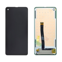 Ekranas Samsung G715F Xcover PRO su lietimui jautriu stikliuku Black originalus (service pack)