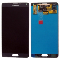 Ekranas Samsung N910 Note 4 su lietimui jautriu stikliuku Black originalus (service pack)