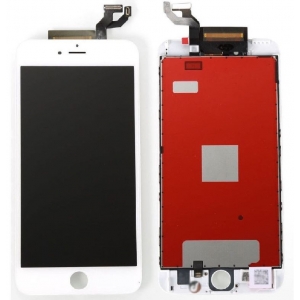 Ekranas skirtas iPhone 6S Plus su lietimui jautriu stikliuku White Premium