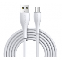 USB kabelis JOYROOM (S-1030M8) microUSB (2.4A) 1m baltas