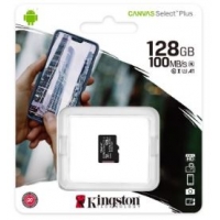Atminties korta Kingston Canvas Select Plus MicroSD 128GB (class10 UHS-I 100MB / S)