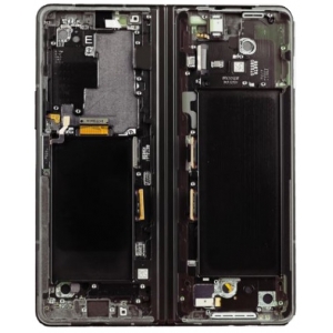 Ekranas Samsung F926 Z Fold3 5G su lietimui jautriu stikliuku (Inner) Phantom Black originalus (used Grade B)
