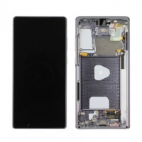 Ekranas Samsung N980 / N981 Note 20 su lietimui jautriu stikliuku ir rėmeliu Mystic Grey originalus (service pack)