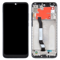 Ekranas Xiaomi Redmi Note 8T su lietimui jautriu stikliuku ir rėmeliu Grey
