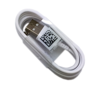 USB kabelis originalus Samsung G920 / G925 S6 / S6 Edge microUSB (EP-DG925UWE) baltas (1,2M)