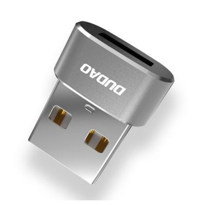 Adapteris Dudao (L16AC) iš USB į Type-C juodas Adapteris Dudao (L16AC) iš USB į Type-C juodas