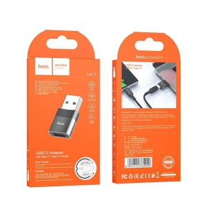 Adapteris HOCO (UA17) iš USB į Type-C