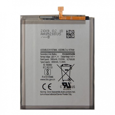 Akumuliatorius Samsung A505 A50 2019 / A305 A30 2019 4000mAh EB-BA505ABU Akumuliatorius Samsung A505 A50 2019 / A305 A30 2019 4000mAh EB-BA505ABU