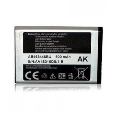 Akumuliatorius Samsung X200 800mAh AB463446BU / X630 / C300 / C3300K / C3520 / B300 / C5212 / E1170 / D520 / B130 / E1200 AB553446BU