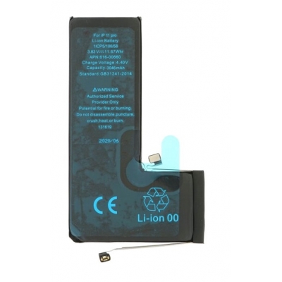 Akumuliatorius skirtas iPhone 11 Pro 3046mAh su lipduku Akumuliatorius skirtas iPhone 11 Pro 3046mAh su lipduku