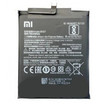 Akumuliatorius Xiaomi Redmi 6 / 6A 3000mAh BN37 Akumuliatorius Xiaomi Redmi 6 / 6A 3000mAh BN37