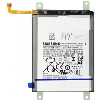 Akumuliatorius originalus Samsung A336 A33 5G / A536 A53 5G 5000mAh EB-BA336ABY / EB-BA536ABY (service pack) Akumuliatorius originalus Samsung A336 A33 5G / A536 A53 5G 5000mAh EB-BA336ABY / EB-BA536ABY (service pack)