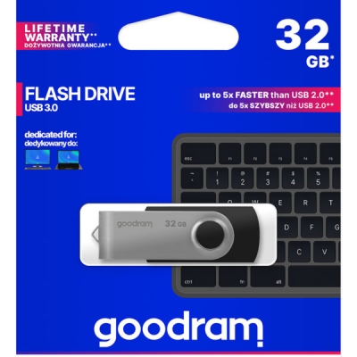 Atmintinė GOODRAM UTS3 32GB USB 3.0 Atmintinė GOODRAM UTS3 32GB USB 3.0