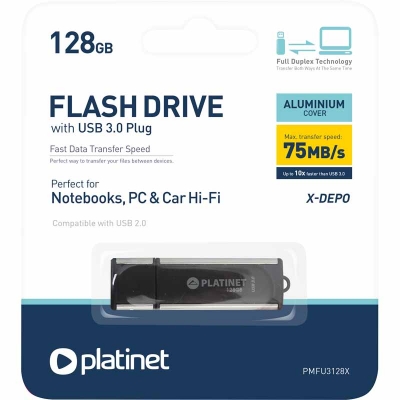 Atmintinė Platinet 128GB USB 3.2 Atmintinė Platinet 128GB USB 3.2