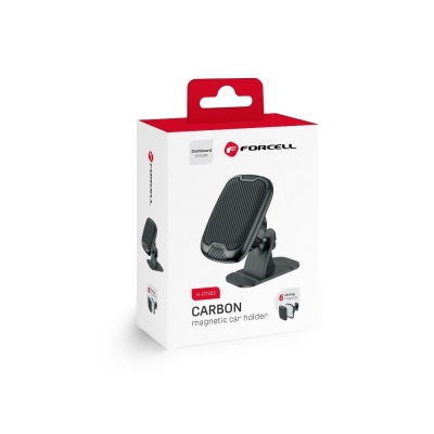 Automobilinis universalus telefono laikiklis Forcell (H-CT322) tvirtinamas ant prietaisų skydelio, magnetinis juodas Automobilinis universalus telefono laikiklis Forcell (H-CT322) tvirtinamas ant prietaisų skydelio, magnetinis juodas