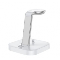 Belaidis įkroviklis HOCO (CW43) 3in 1 (15W MagSafe Compatible) baltas