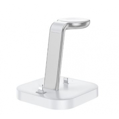 Belaidis įkroviklis HOCO (CW43) 3in 1 (15W MagSafe Compatible) baltas Belaidis įkroviklis HOCO (CW43) 3in 1 (15W MagSafe Compatible) baltas
