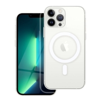 Dėklas Clear Mag Cover (MagSafe) skirtas iPhone 15 Pro Max skaidrus