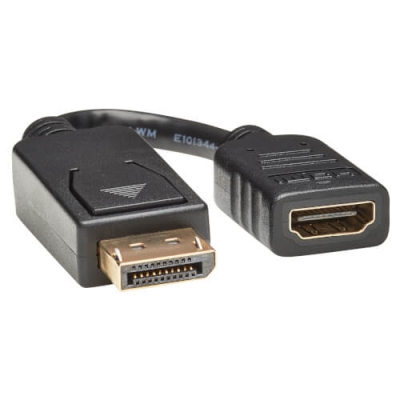 Display Port - HDMI adapter juodos spalvos
