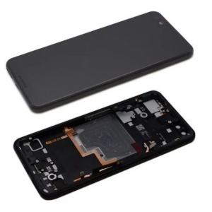 Ekranas Google Pixel 3 su lietimui jautriu stikliuku ir rėmeliu Black originalus (used Grade B)