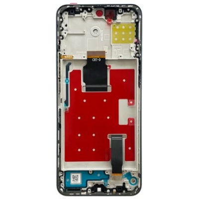 Ekranas Huawei Honor X8a / Honor 90 Lite su lietimui jautriu stikliuku ir rėmeliu Black Ekranas Huawei Honor X8a / Honor 90 Lite su lietimui jautriu stikliuku ir rėmeliu Black