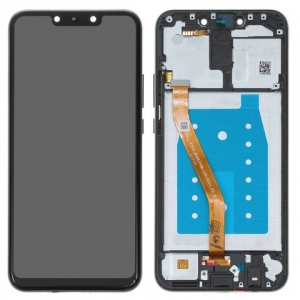Ekranas Huawei Mate 20 Lite su lietimui jautriu stikliuku ir rėmeliu Black