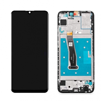 Ekranas Huawei P Smart 2019 / P Smart Plus 2019 su lietimui jautriu stikliuku ir rėmeliu Black