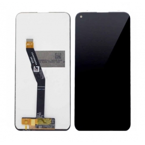 Ekranas Huawei P40 Lite E / Y7p 2020 / Play 3 su lietimui jautriu stikliuku Black